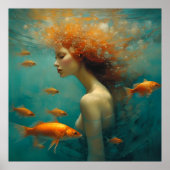 人魚と金魚 ポスター (正面)