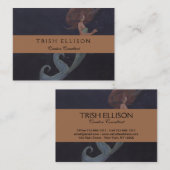 人魚と青い魚の名刺 名刺 (正面/裏面)