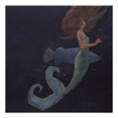 人魚と青い魚 ポスター (正面)