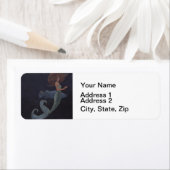 人魚と青い魚 ラベル (インサイチュ)