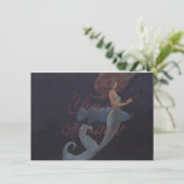 人魚と青い魚 招待状 (スタンド正面)