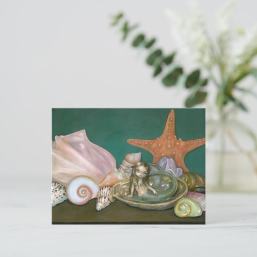 『人魚と静物画』はがき ポストカード (スタンド正面)
