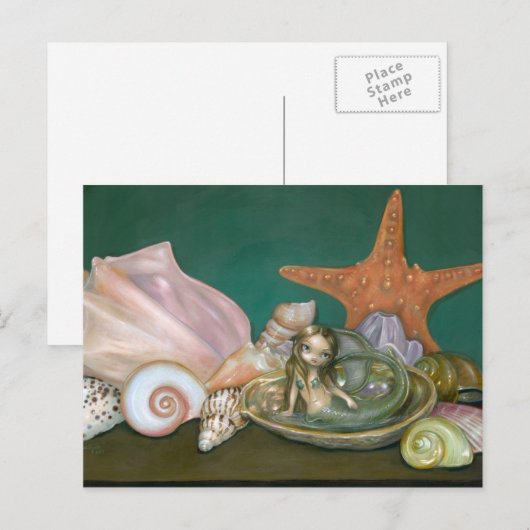 『人魚と静物画』はがき ポストカード (正面/裏面)