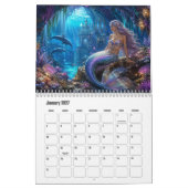 人魚と魔法の海カレンダー カレンダー (1月 2027)