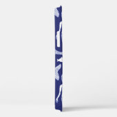 人魚と魚の模様をヴィンテージスタイルでスケッチする Case-Mate iPhoneケース (裏面 / 右)