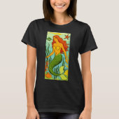 人魚と魚 Tシャツ (正面)