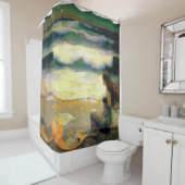 人魚と黄金の海のスプライト シャワーカーテン (インサイチュ)