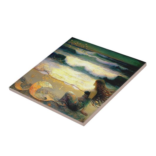 人魚と黄金の海の精 タイル (側面)