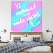 人魚になって波をつくる キャンバスプリント (インサイチュ (寝室))