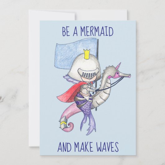 人魚になって波を作る//騎士人魚 シーズンカード (正面)