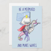 人魚になって波を作る//騎士人魚 シーズンカード (正面/裏面)