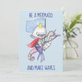 人魚になって波を作る//騎士人魚 シーズンカード (スタンド正面)