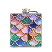 人魚になりよう – 人魚グリッター – 人魚はかりで測 フラスク (裏面)