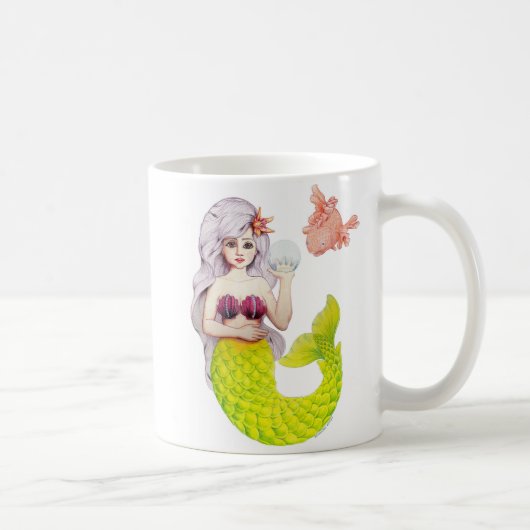 人魚になろう! コーヒーマグカップ (右)