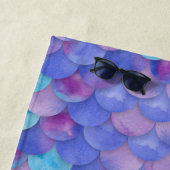 人魚によってはかりで測られる鮮やかなWC数々のな4 ビーチタオル (インサイチュ)