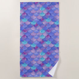 人魚によってはかりで測られる鮮やかなWC数々のな4 ビーチタオル