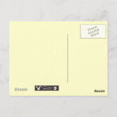 人魚に手を振る紙ボートの子供たち。 ポストカード (裏面)