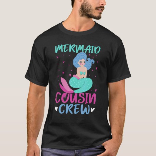 人魚のいとこのクルー Tシャツ (正面)