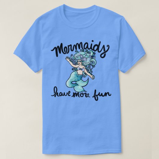 人魚のおもしろい2 Tシャツ (デザイン正面)