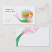 人魚のお母さんのテレホンカード コーリングカード (正面/裏面)