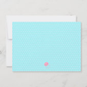 人魚のお誕生日のお招き 招待状 (裏面)