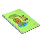 人魚のかわいいキッズガール ノートブック (右側)