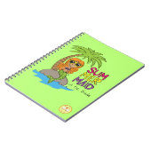 人魚のかわいいキッズガール ノートブック (左側)