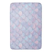 人魚のきらめくなスケール バスマット (正面縦)