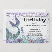 *～*人魚のしっぽ虹の誕生パーティー 招待状 (裏面)