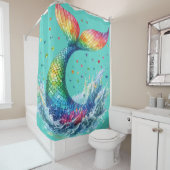 人魚のしぶき シャワーカーテン (インサイチュ)