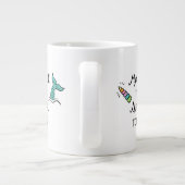 人魚のひいさまが明日ユニコーン ジャンボコーヒーマグカップ (裏面)