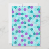 人魚のひいさまが赤ちゃんシャワーを浴びる途中 招待状 (裏面)