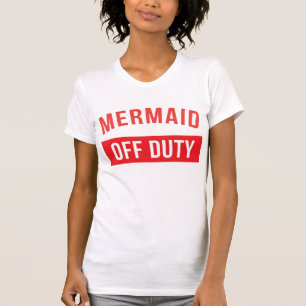 人魚のひいさまが非番のTシャツのタンブル Tシャツ