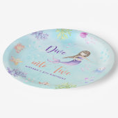 人魚のひいさまが5組5組の誕生日パーティーに飛び込む ペーパープレート (アングル)