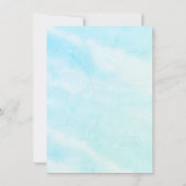 人魚のひいさまが5組5組の誕生日パーティーに飛び込む 招待状 (裏面)