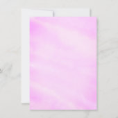 人魚のひいさまが5組5組の誕生日パーティーに飛び込む 招待状 (裏面)