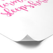 人魚のひいさまが、枕の上で眠る ポスター (角)