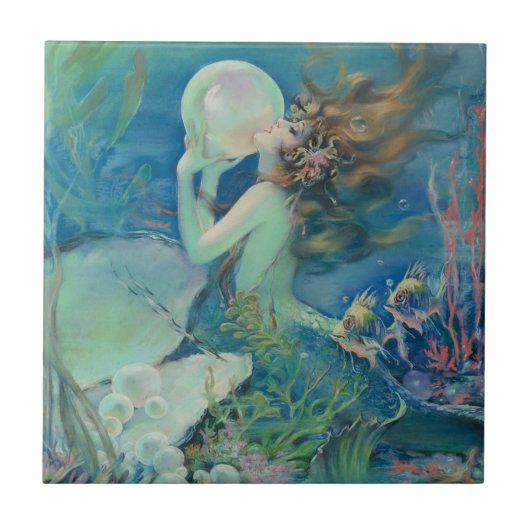 人魚のひいさま タイル (正面)