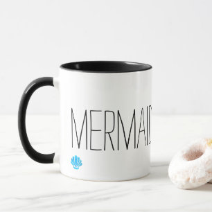 人魚のひいさま、ハートとブルーシェル マグカップ