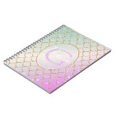 人魚のひいさま。ピンクはかりで測の黄金のトゥルク ノートブック (左側)