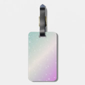 人魚のひいさま。ピンクはかりで測の黄金のトゥルク ラゲッジタグ (裏面縦)