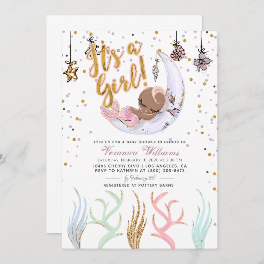 人魚のひいさま 招待状 (正面/裏面)