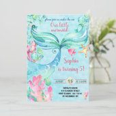 人魚のひいさま,海のひいさまの誕生日パーティー 招待状 (スタンド正面)