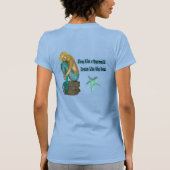 人魚のように眠る Tシャツ (裏面)