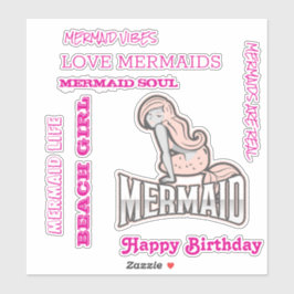 人魚のように話す シール