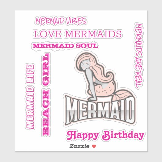 人魚のように話す シール (シート)