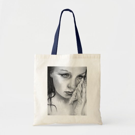 人魚のアクアマリンの潮バッグ トートバッグ (正面)