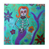 人魚のアクアマリン タイル (正面)