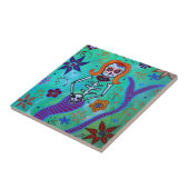 人魚のアクアマリン タイル (側面)