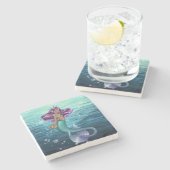 人魚のイオレ ストーンコースター (横)